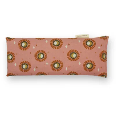 Eye Pillow - 454 | Sunburst on Terracotta Lavender