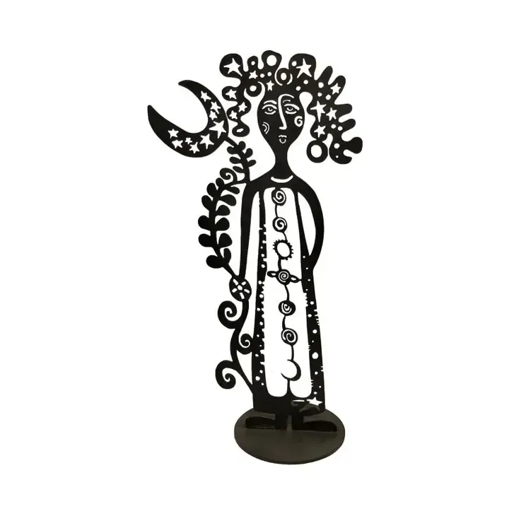 Astrologer Deva - Natural Steel 18"