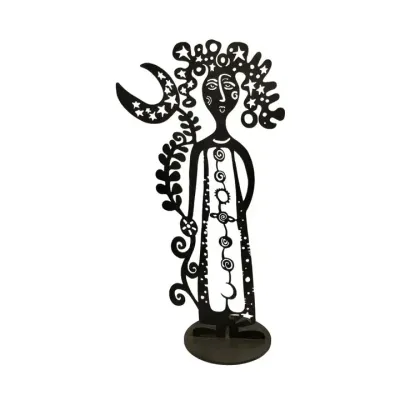 Astrologer Deva - Natural Steel 18"