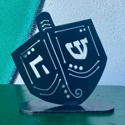 Dreidel - Natural Steel 7"