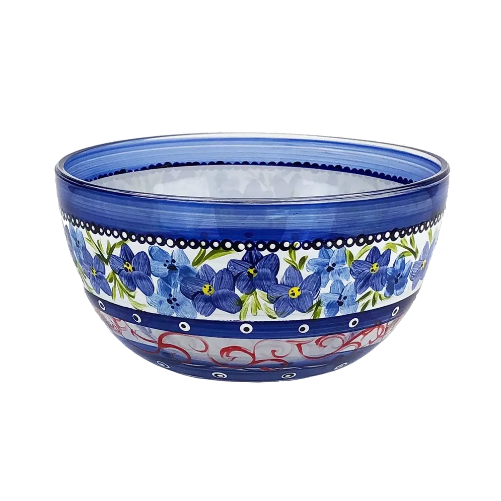 Barcelona Blue Flowers 6" Bowl