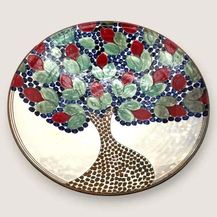 Fruit Tree Pottery Platter