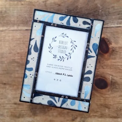 Indigo Henna #2 4 x 6 Frame