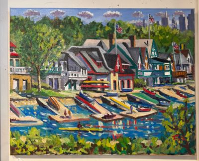 Boat House Row 16x20