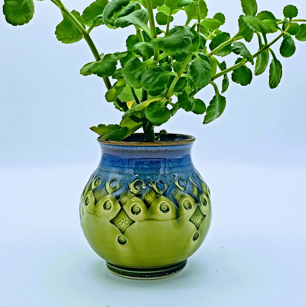 Large Moss Green Planter