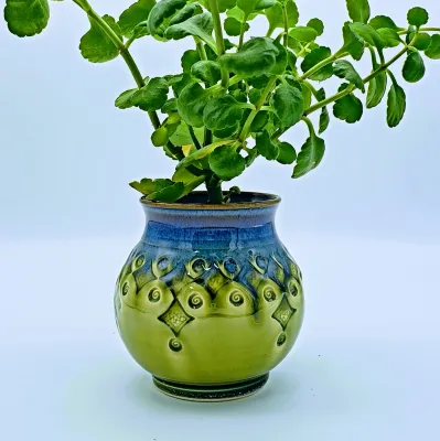 Large Moss Green Planter