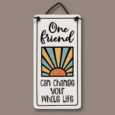 446 - One Friend mini tag