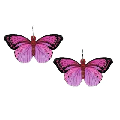 Luscious Pink Butterfly Earring EA20