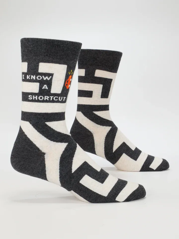 I Know A Shortcut Men's Socks