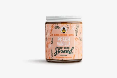 Peach Vanilla Honey Cream Spread