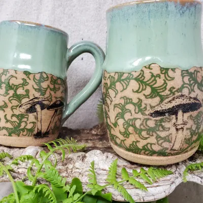 Mushrooms &amp; Vines Mug