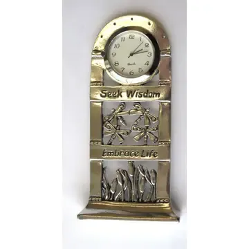 Seek Wisdom Desk Clock