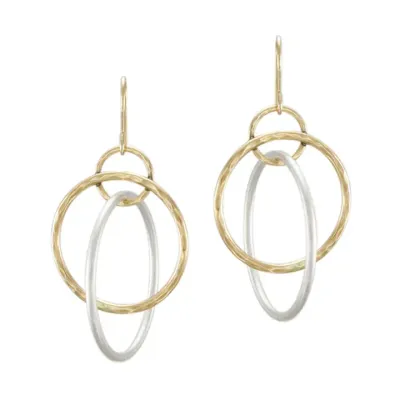 Interlocking Ring Earrings