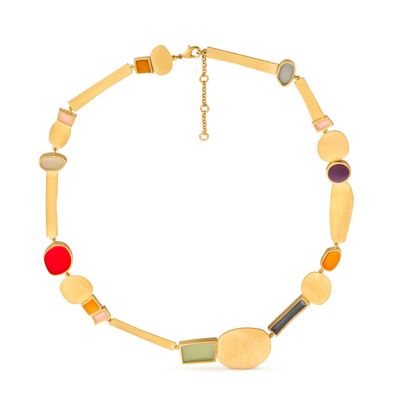 333383G COLLAGE NECKLACE GOLD