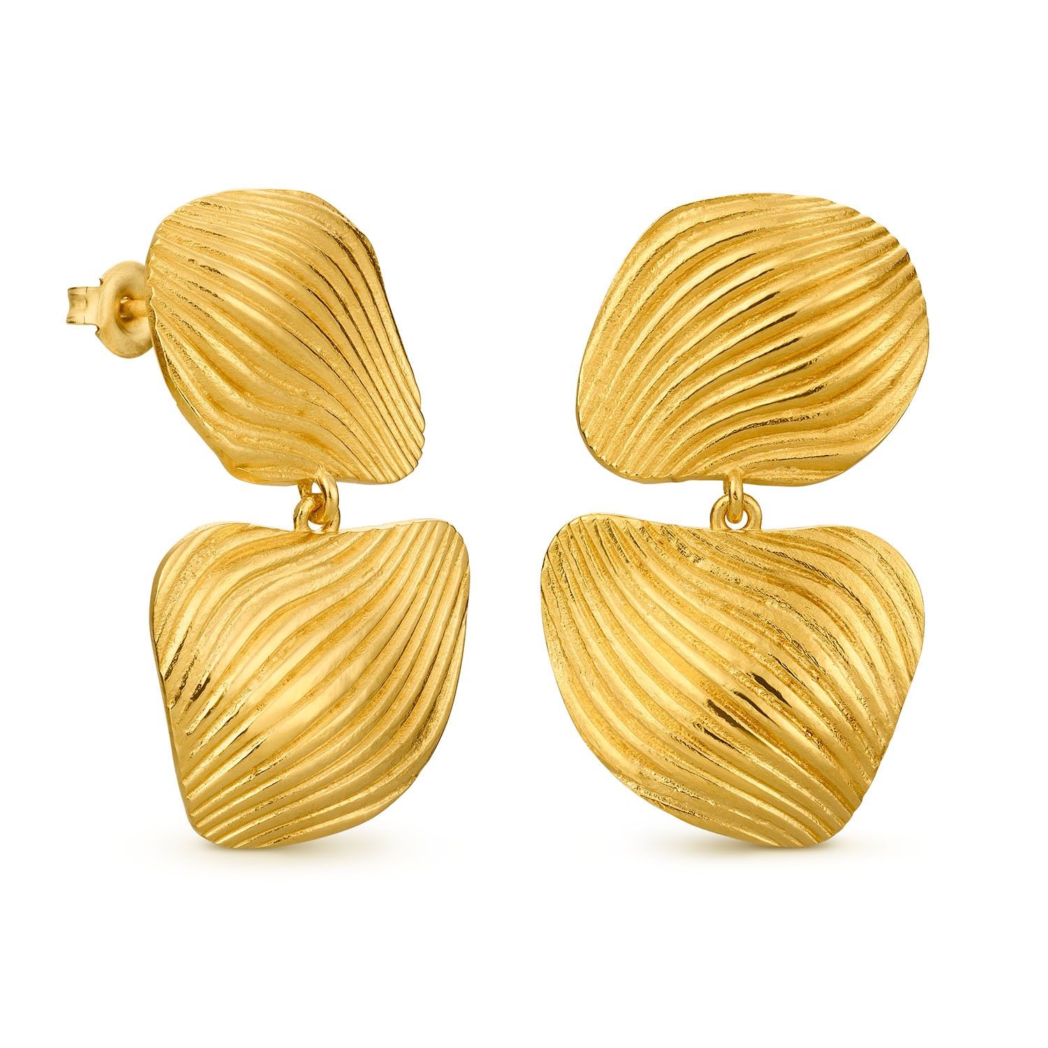 311561G  ONARIA 2 PIECE EARRING GOLD