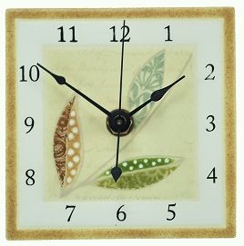 Leaf Collage Cloquette