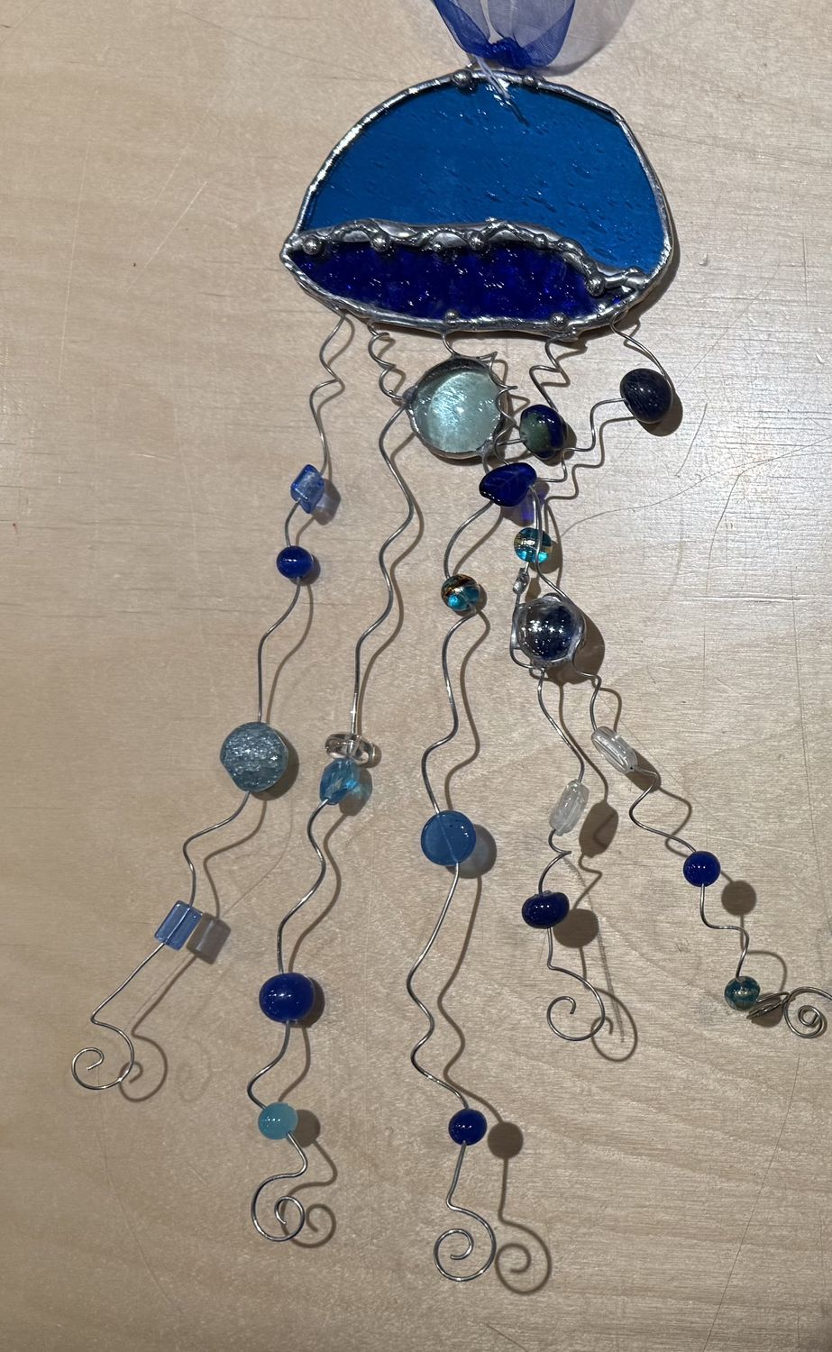 Jellyfish 4"x11" Blue