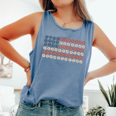 Vintage Flower Med Tshirt Blue Jean SALE Reg 40