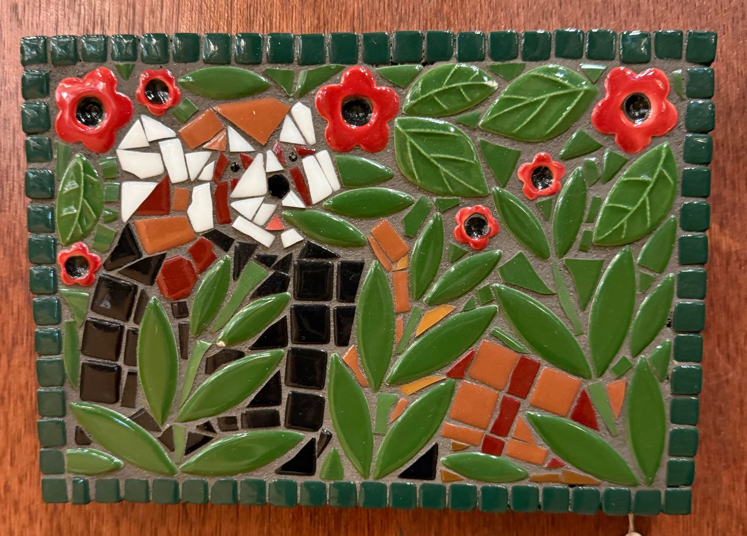 Red Panda Mosaic 5 X 7
