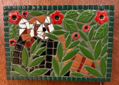 Red Panda Mosaic 5 X 7
