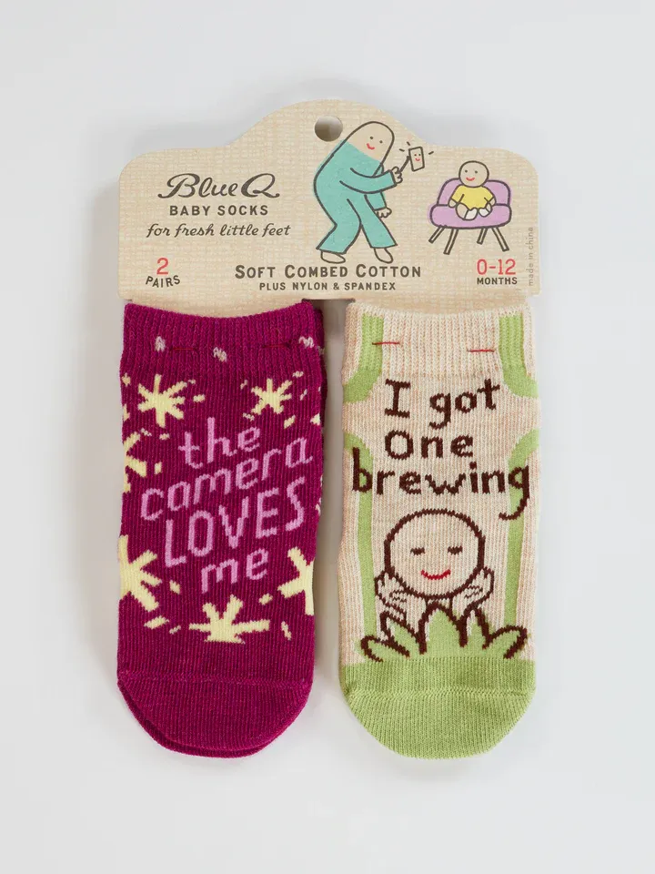 Camera/Brewing Baby Socks