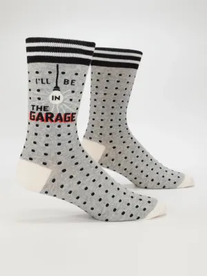 I'll Be In The Garage Men's Socks
