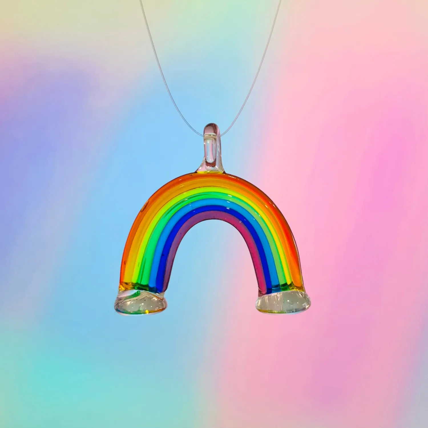 Rainbow Cloud Arch Ornament