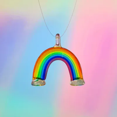 Rainbow Cloud Arch Ornament