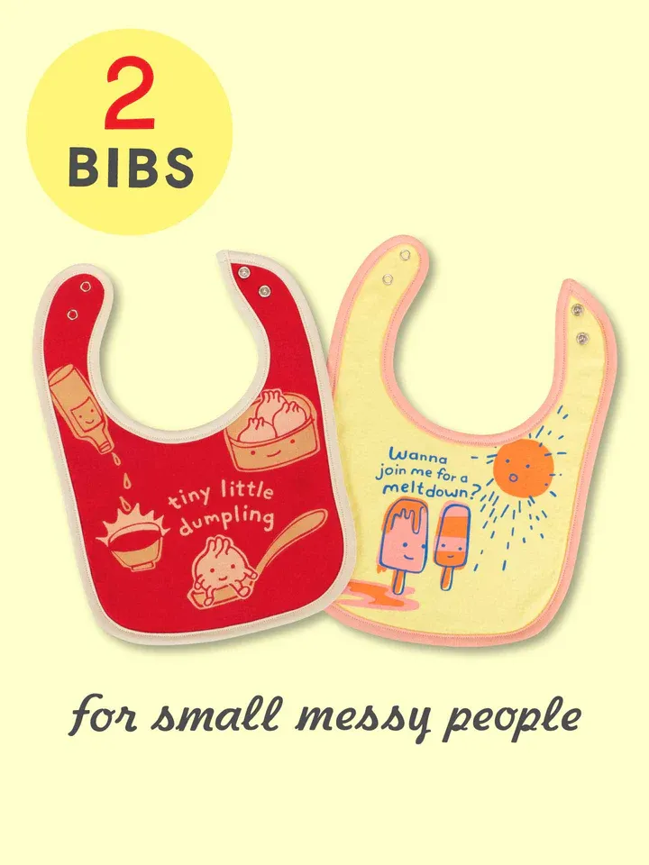 Dumpling/ Meltdown Baby Bibs
