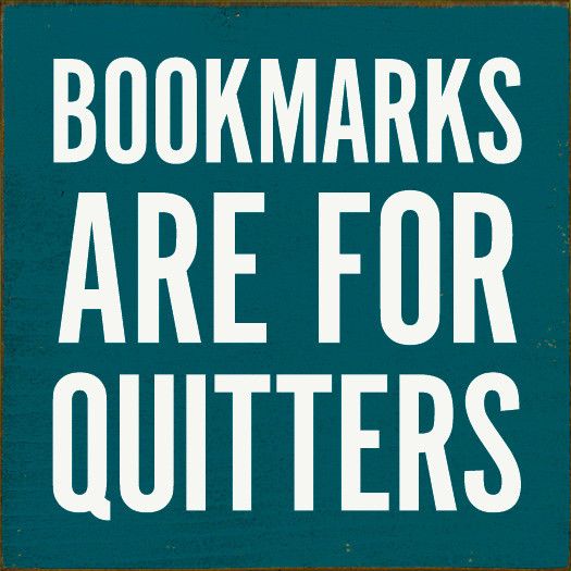 Bookmarkers Are For Quitters Old Peacock