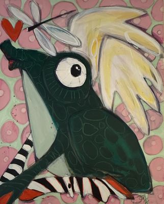 Fairy Frog 16x20