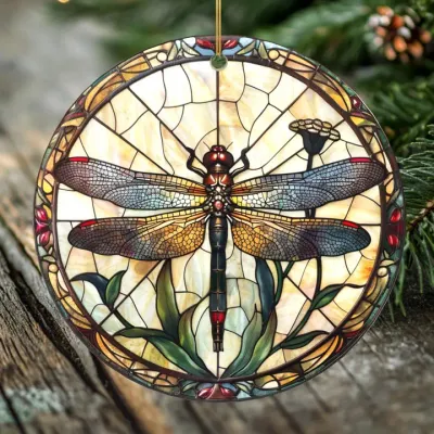 Whispering Garden Dragonfly Ornament Holiday Merch FINAL