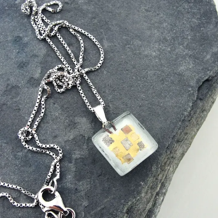 White Golden Phase Pendant