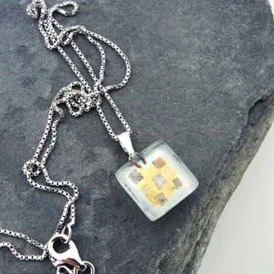 White Golden Phase Pendant