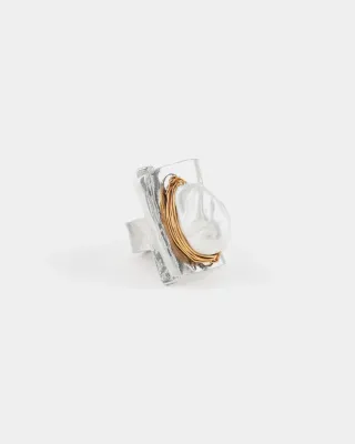 Pelagia Two Tone Ring