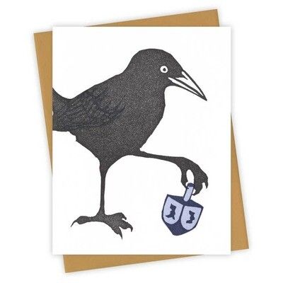 Dreidel Grackle Card