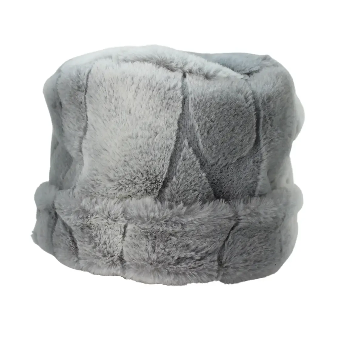Faux Fur Hat - 55 | Silver