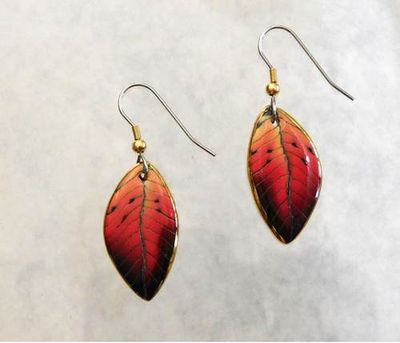 Fall Leaf Dangle Earring