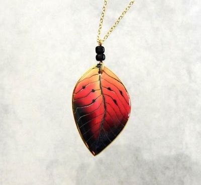 Fall Leaf Pendant