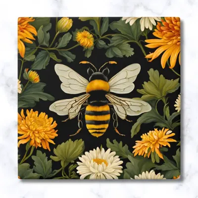 Bee Ceramic Trivet William Morris
