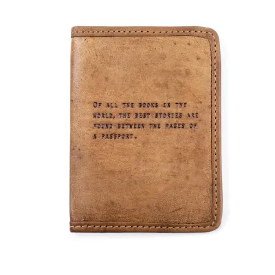 Of All the Books in the World Leather Passport Cover