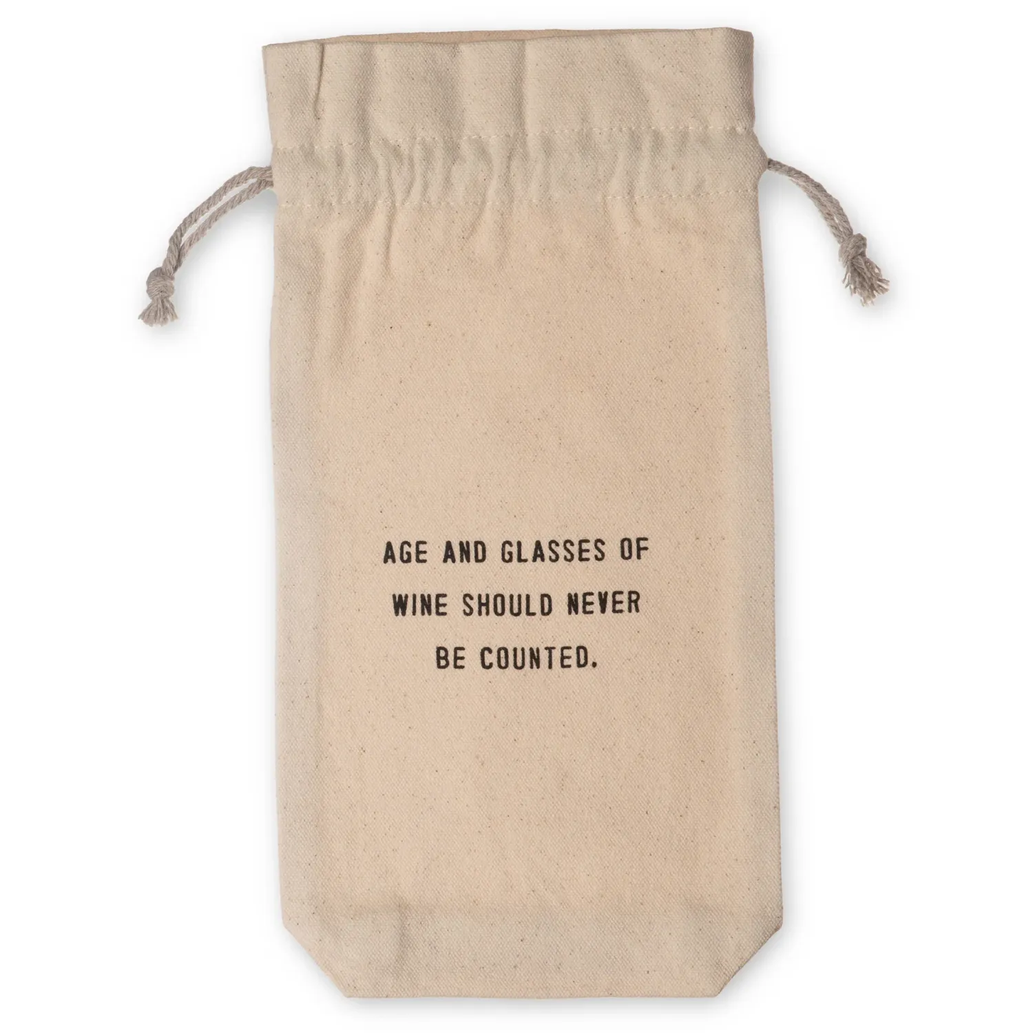 Age and Glasses Wine Bag