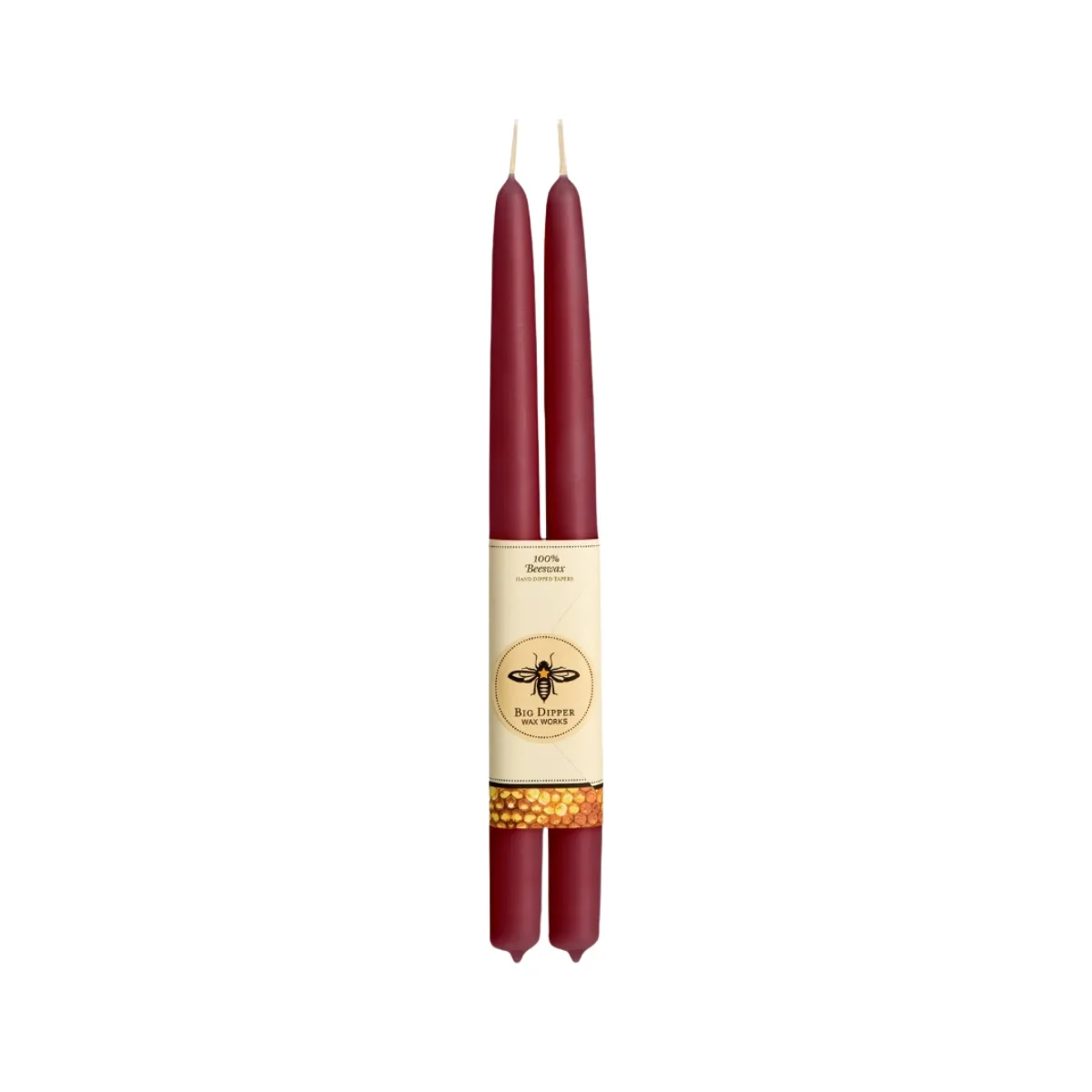 100% Pure Beeswax –  Garnet Standard (12" x 7/8")