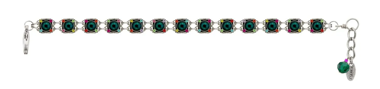 3148-EM Rainbow Thin Bracelet