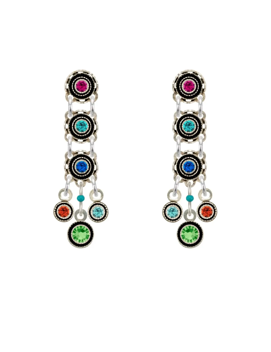 E616P-MC Bubbly Skinny Post Earring