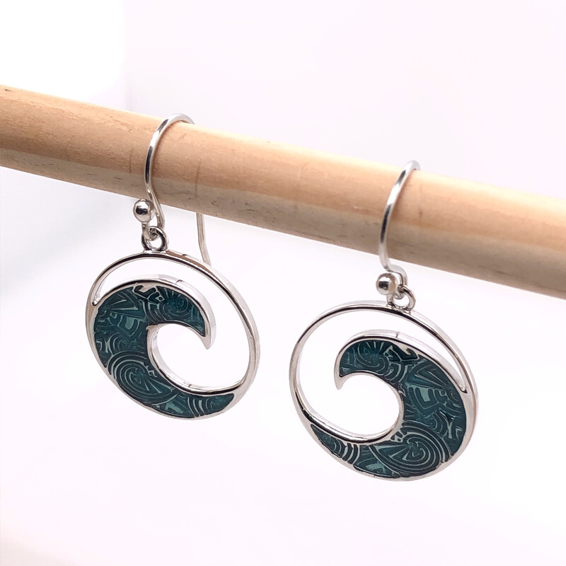 Blue Wave Earrings