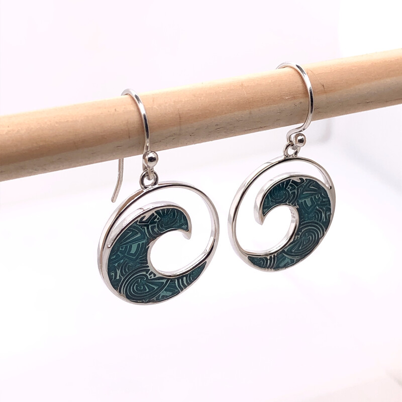Blue Wave Earrings