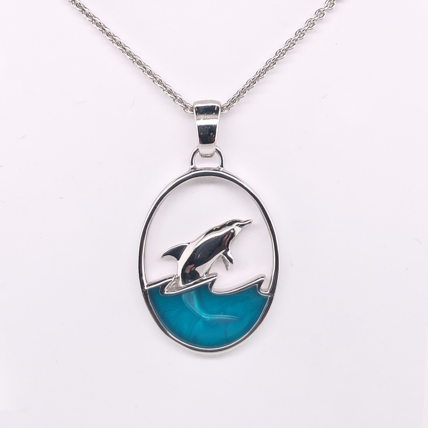 004 Leaping Dolphin Pendant