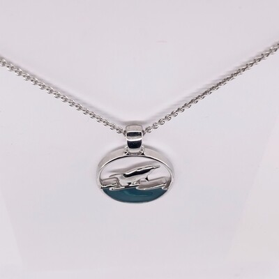 Leaping Dolphin Pendant