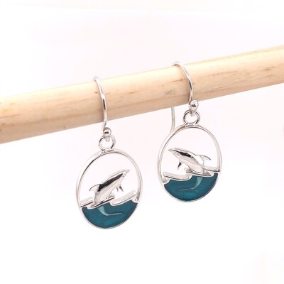 Leaping Dolphin Earrings